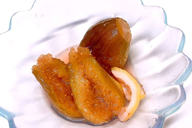 イチジクのコンポート レシピ 作り方 By Happy103 クックパッド 簡単おいしいみんなのレシピが357万品