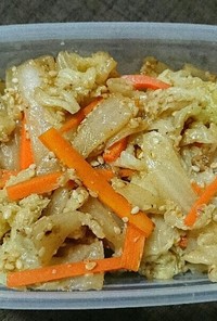 白菜と人参の炒めナムル