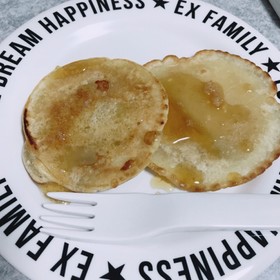 小麦粉と砂糖だけでできるパンケーキ