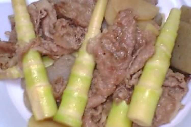たけのこと牛肉の甘辛煮 レシピ 作り方 By お料理おじさん クックパッド 簡単おいしいみんなのレシピが360万品