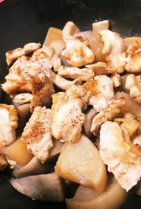 里芋と大根の鶏煮