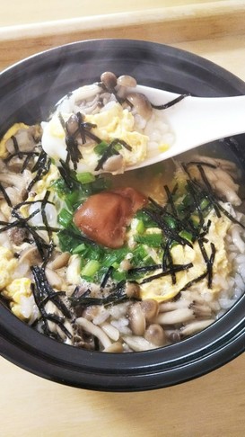 きのこ雑炊