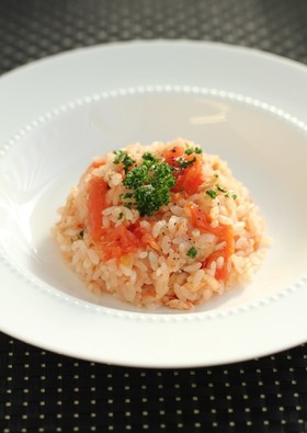 ☆簡単☆トマトの洋風炊き込みご飯