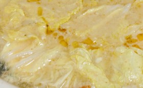 野菜たっぷりごま味噌豆乳鍋