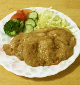 甘酒でお肉やわらか生姜焼き