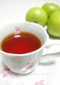 簡単！！アップルジュースで林檎紅茶♡