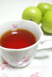 簡単！！アップルジュースで林檎紅茶♡
