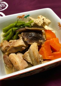 コク旨◆鶏モモ肉と焼き豆腐・椎茸の煮物