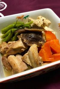 コク旨◆鶏モモ肉と焼き豆腐・椎茸の煮物