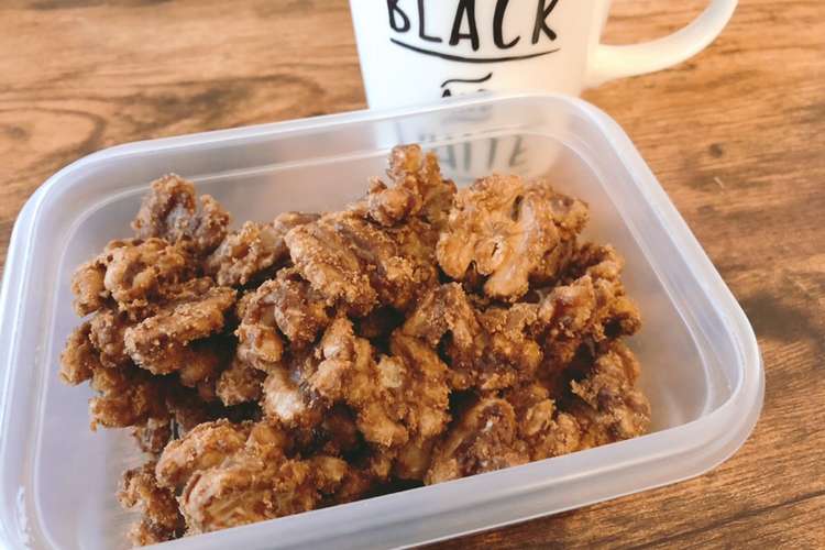 大好き シナモン香るクルミのキャラメリゼ レシピ 作り方 By Ai クックパッド 簡単おいしいみんなのレシピが357万品