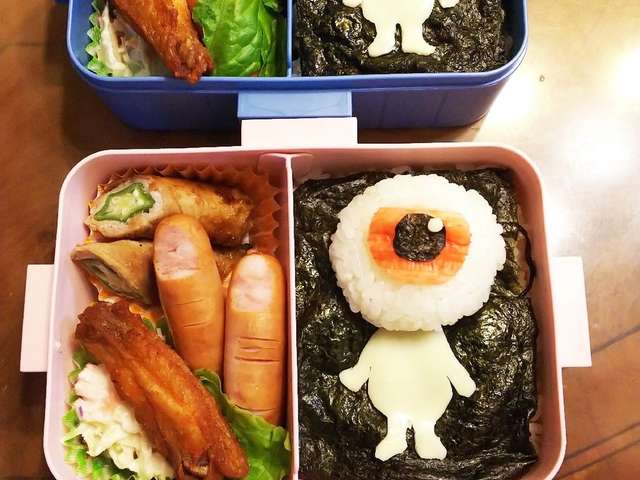 女子高生の娘に 簡単にハロウィン弁当 レシピ 作り方 By クローバー39 クックパッド