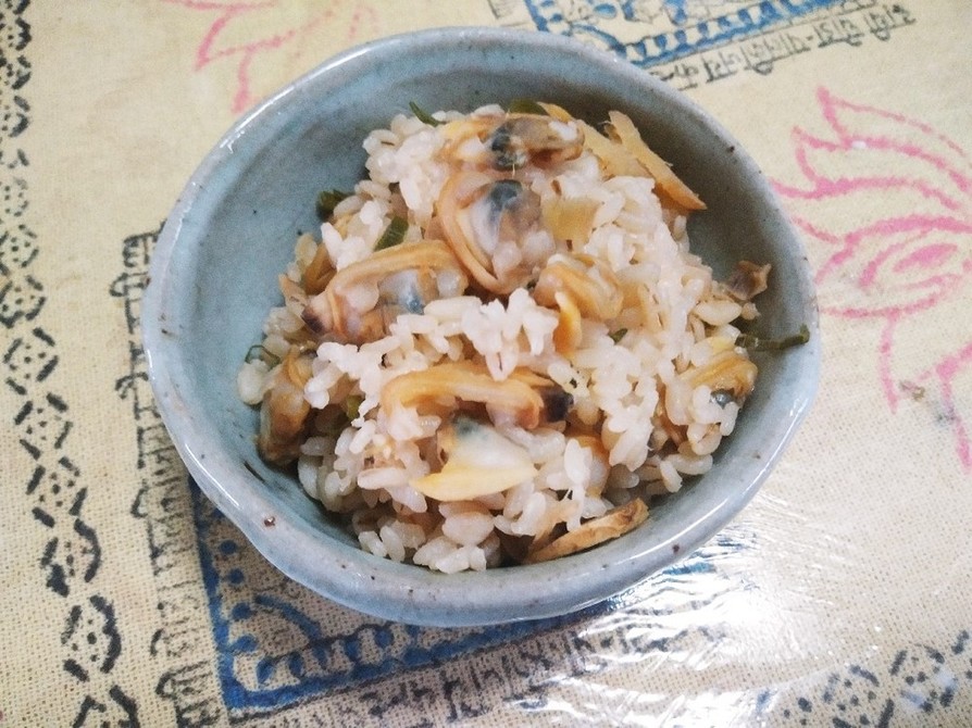 貝と生姜の炊き込み飯(簡単)の画像