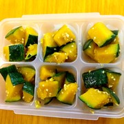 お弁当に小分け冷凍♪かぼちゃ塩バター♪の写真