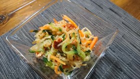 切り干し大根のアーモンドオイルサラダ