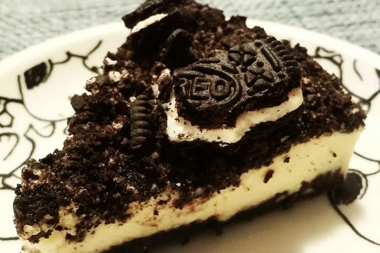 オレオチーズケーキ レシピ 作り方 By ぽてまる太郎 クックパッド