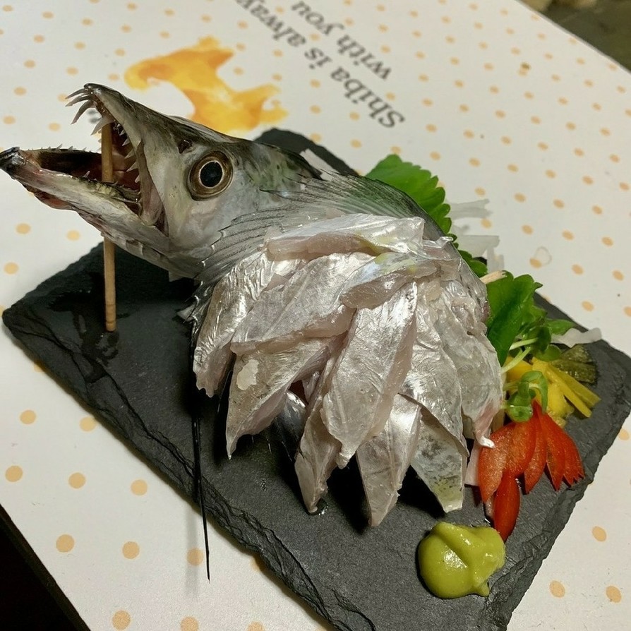 太刀魚　刺身　飾り盛の画像