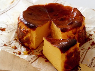 かぼちゃのバスクチーズケーキの写真
