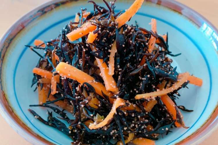 常備菜に ひじきと人参の明太子炒め レシピ 作り方 By ３匹の子ぶた クックパッド 簡単おいしいみんなのレシピが353万品