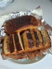 簡単バナナしっとりケーキの写真