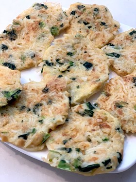 離乳食 そうめんのお好み焼き 手づかみ