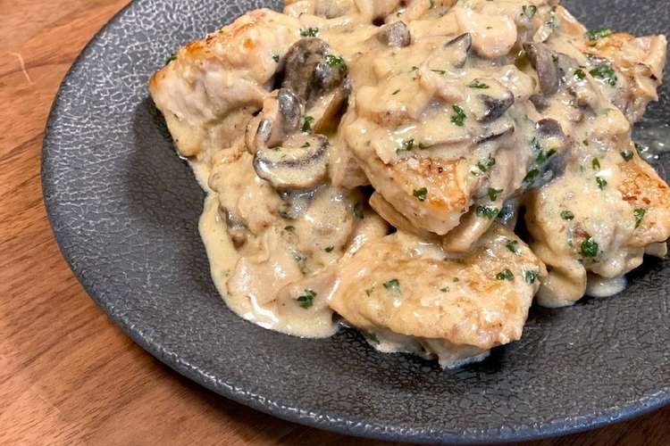 簡単 きのこクリームのチキンソテー レシピ 作り方 By 417ii クックパッド 簡単おいしいみんなのレシピが375万品