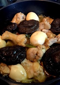 鶏肉と干し椎茸の煮物