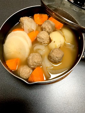 肉だんごと野菜ゴロゴロポトフ