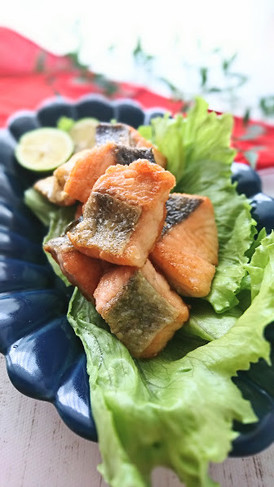 お弁当にも!子供が喜ぶ♪鮭のカリカリ焼き