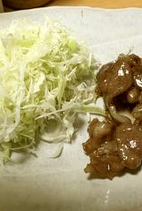 生姜焼き用の肉で絶品テリヤキ