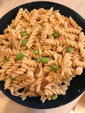 タラコと枝豆のパスタ(ペンネ)