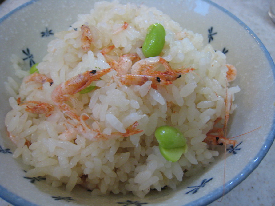桜海老の炊きこみご飯の画像