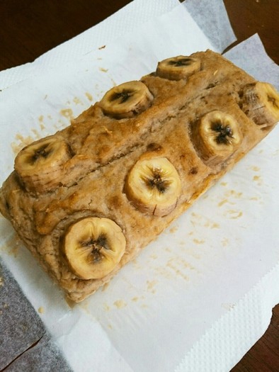 おからバナナパウンドケーキの写真
