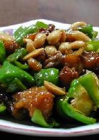 お肉とピーマンのピーナツ炒め__Chinese dish/Stir-fry Meat, Green Pepper and Peanut