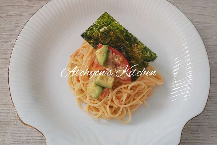 簡単 お洒落な冷製彩り明太子パスタ レシピ 作り方 By あっちょんずキッチン クックパッド 簡単おいしいみんなのレシピが355万品