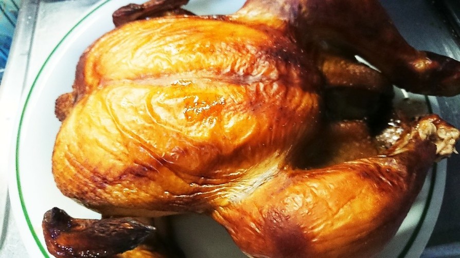 初心者でも簡単に作れる鶏の丸焼きの画像