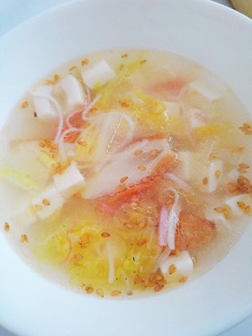 簡単♪朝食にも!中華スープ