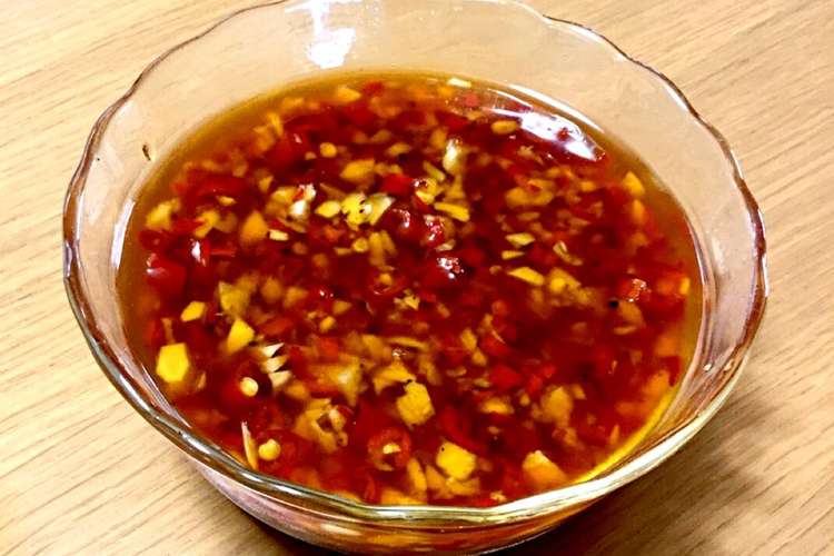 唐辛子の辣油的調味料 レシピ 作り方 By 缶しるこ クックパッド 簡単おいしいみんなのレシピが375万品