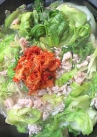 レタス鍋〜鶏ガラキムチ〜