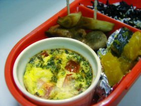 ミニトマトのフリッタータ