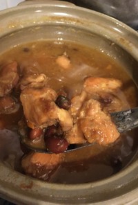 黒豆と鶏肉のマーマレード煮