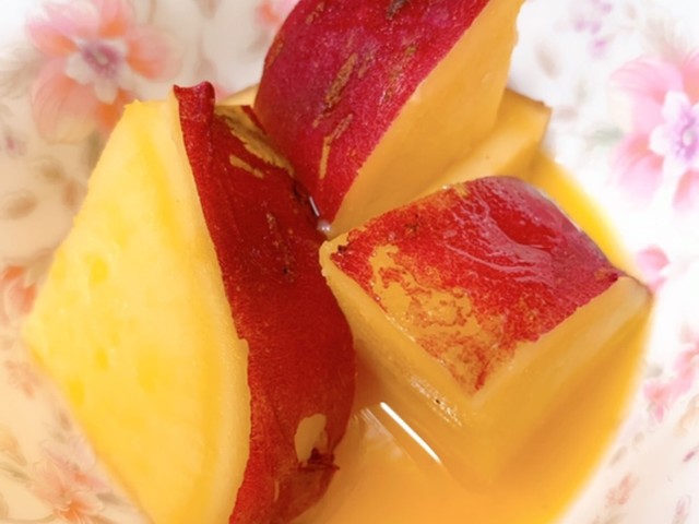 圧力鍋で超楽ちん サツマイモのオレンジ煮 レシピ 作り方 By Midoまんま クックパッド