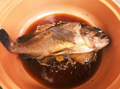 白身魚の煮つけの写真