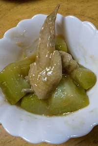 ♥ハヤトウリ（大根、冬瓜でも）鶏肉の煮物