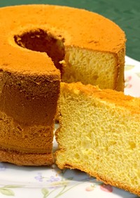 新食感♪米粉のオレンジシフォンケーキ