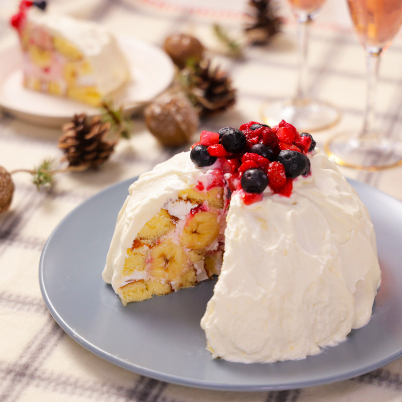 みんなの ドームケーキ ロールケーキ レシピが44品 クックパッド