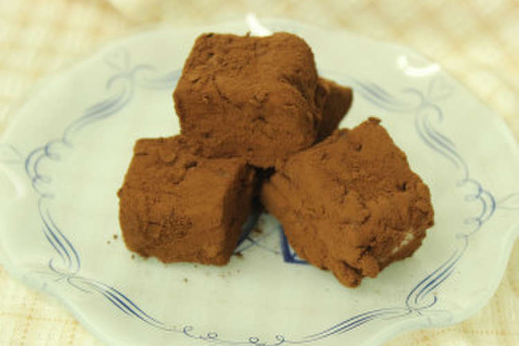 生チョコ風 牛乳もち レシピ 作り方 By コープ北陸 クックパッド 簡単おいしいみんなのレシピが360万品