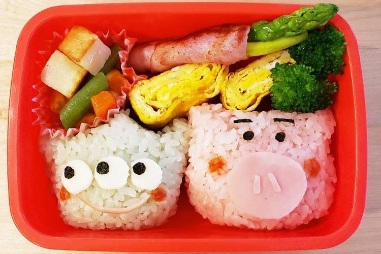 幼稚園のお弁当第40段 トイストーリー レシピ 作り方 By ゆずﾝ クックパッド 簡単おいしいみんなのレシピが370万品