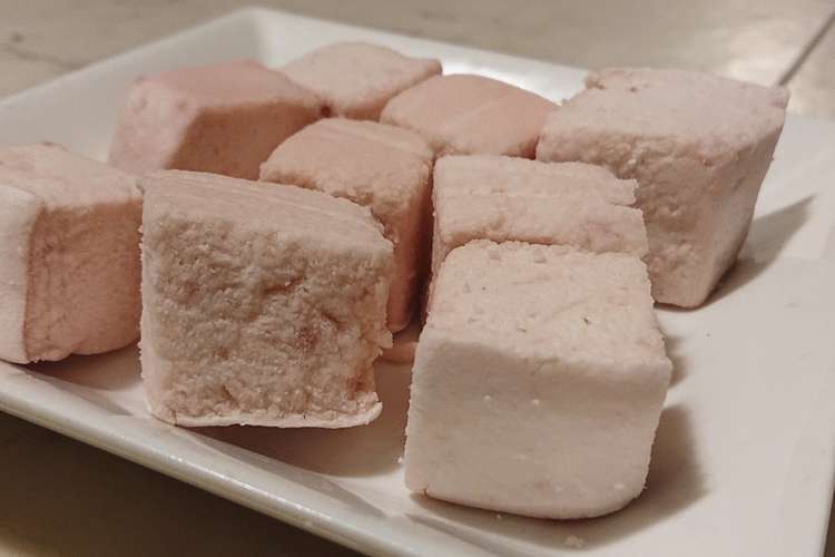糖質制限マシュマロ ラズベリー味 レシピ 作り方 By Hitooomi クックパッド