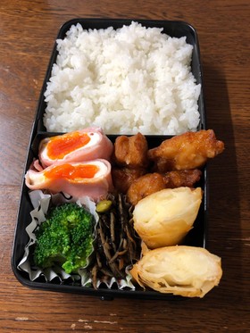 中学生男子弁当☆20191107