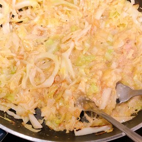 基本のもんじゃ焼き